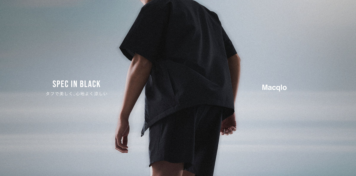 美品Macqlo cool ultimex tuck tapered easy SUMMER ITEMS｜夏の黒を快適に。Macqlo