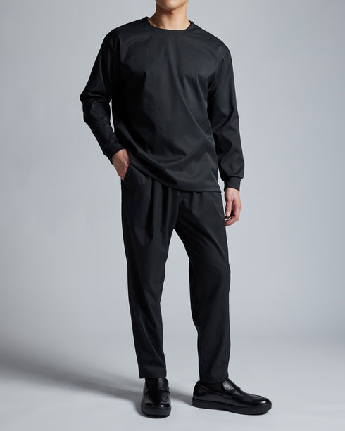 ultimex long sleeve tee + ultimex one tuck tapered easy pants