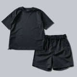 ultimex zip tee + ultimex zip half pants