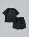 ultimex zip tee + ultimex zip half pants