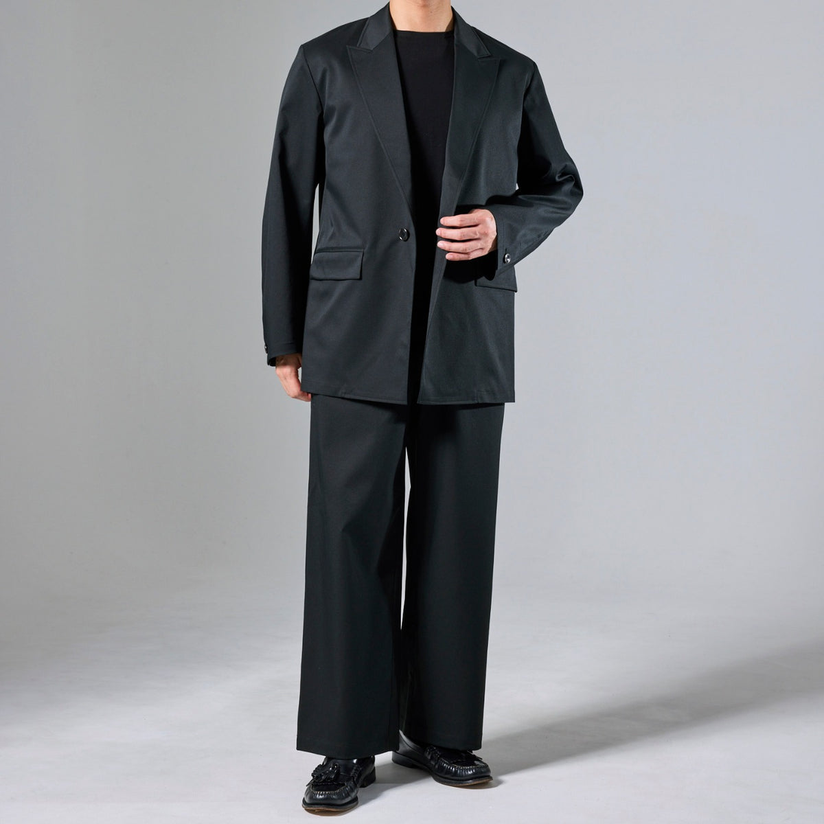Macqlo × UNIVERSAL OVERALL] ultimex wide easy pants