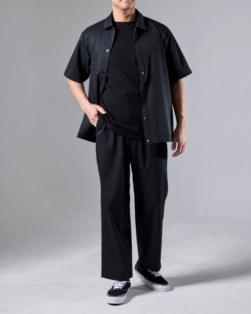 ultimex half sleeve shirt blouson + ultimex wide easy pants