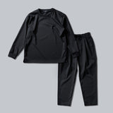 ultimex long sleeve tee + ultimex one tuck tapered easy pants