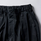 [Macqlo × UNIVERSAL OVERALL] ultimex two tuck tapered easy pants