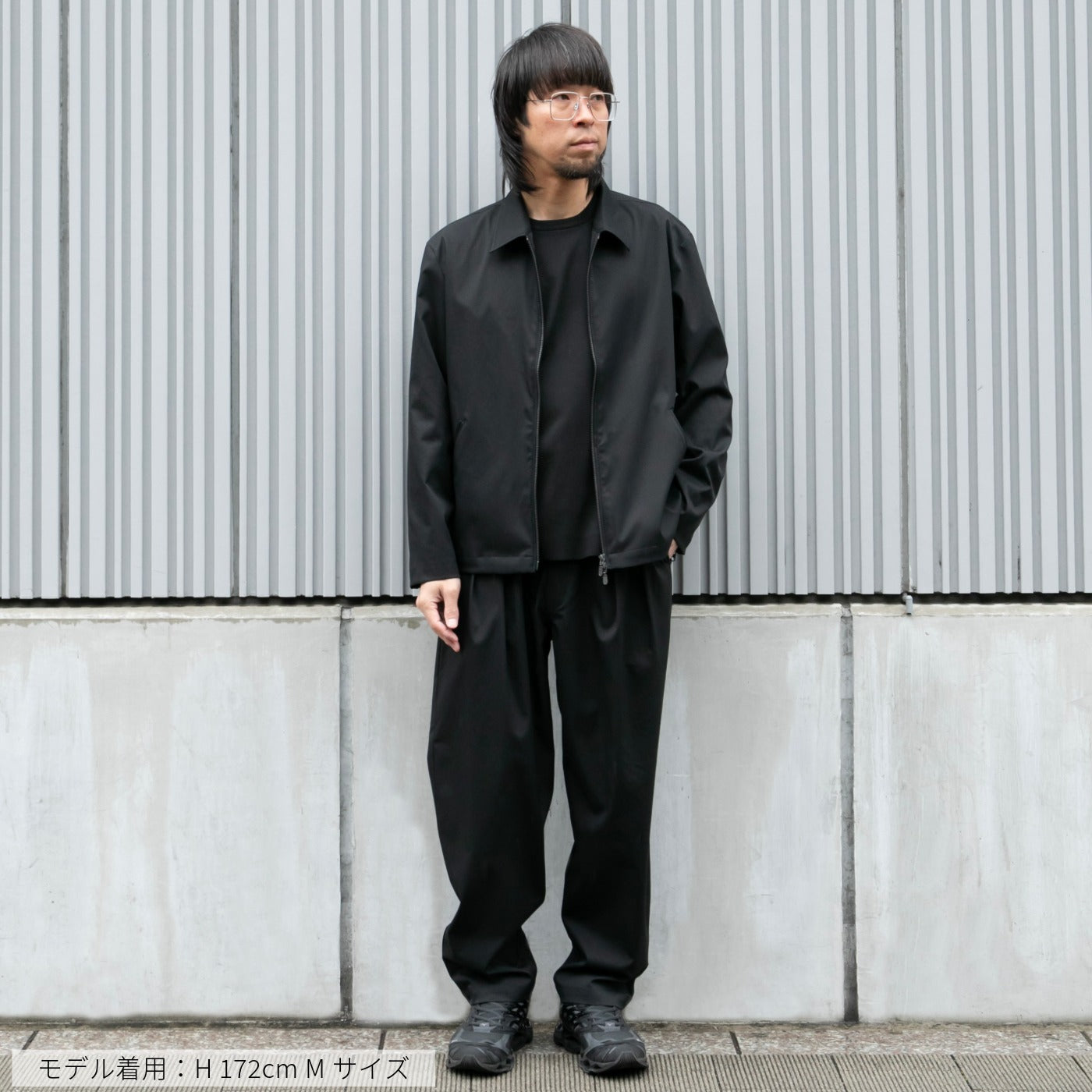 Macqlo × UNIVERSAL OVERALL] ultimex two tuck tapered easy pants