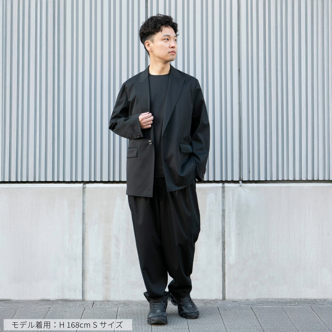 Macqlo × UNIVERSAL OVERALL] ultimex two tuck tapered easy pants