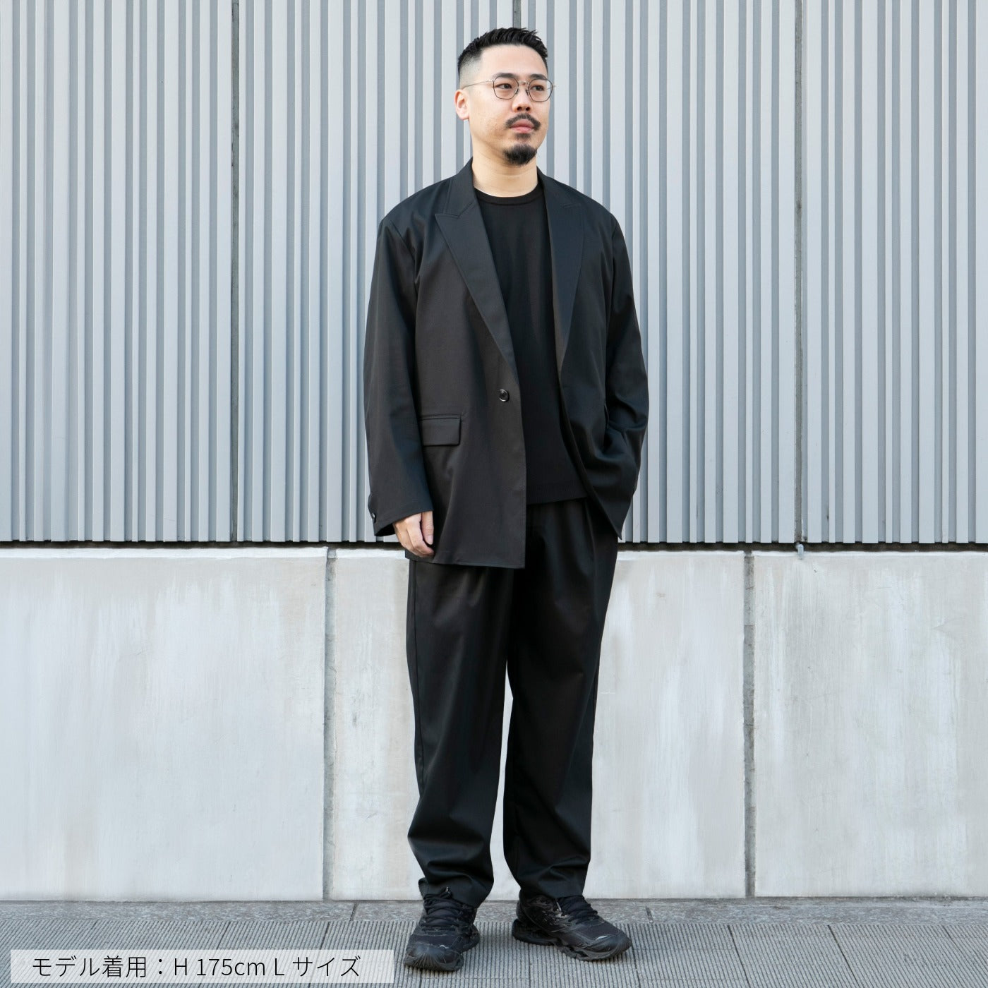 Macqlo × UNIVERSAL OVERALL] ultimex two tuck tapered easy pants