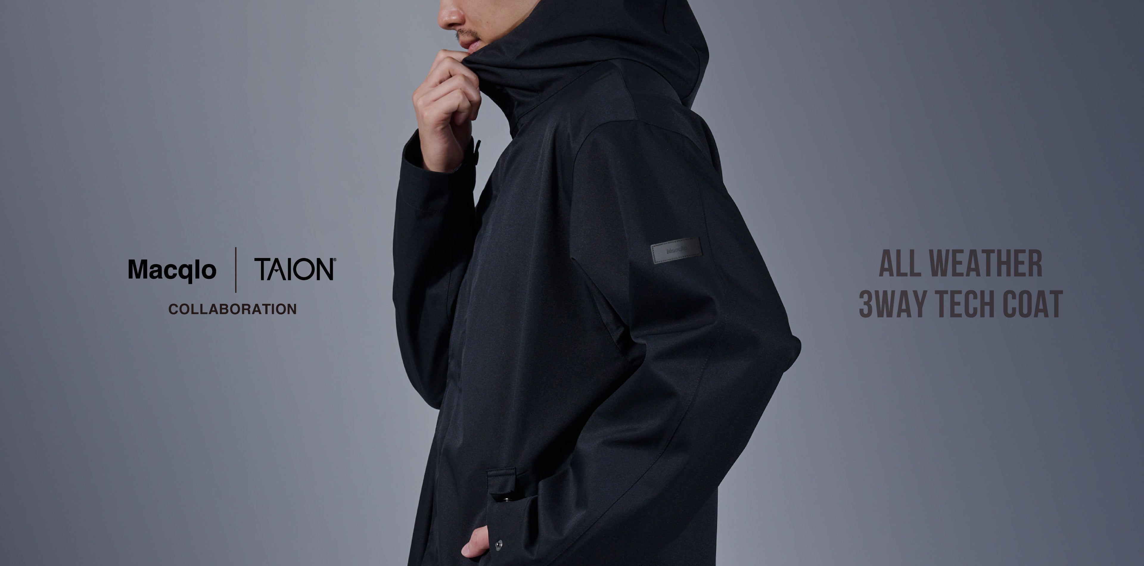 Macqlo（マックロ） washable zip half coat top_banner_pc_20251104_taion.